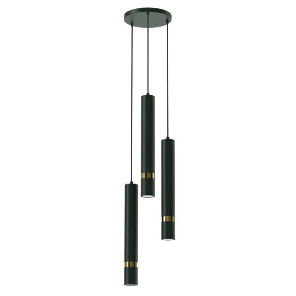 Milagro MLP8919 Висяща лампа JOKER GREEN/GOLD 3xGU10