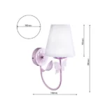 Milagro MLP962 Аплик ALICE PINK 1xE14