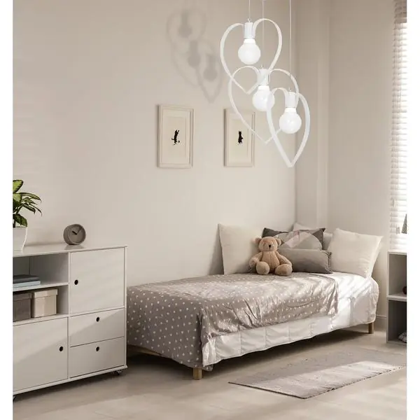 Milagro MLP9951 AMORE WHITE висяща лампа 3xE27