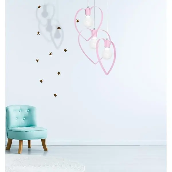 Milagro MLP9954 Висяща лампа AMORE PINK 3xE27