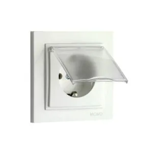 Vito MN-102-190021-118 MONO DESPINA Контакт заземен Бял с капак