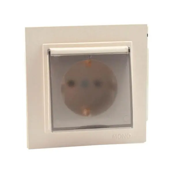 Vito MN-102-170021-118 MONO DESPINA Контакт заземен Крем с капак