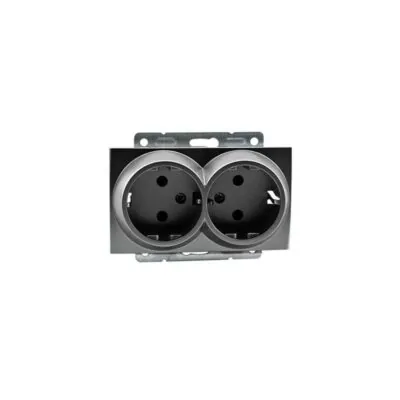 Vito MN-500-002404-120 DESPINA Механизъм Контакт двоен заземен Антрацит