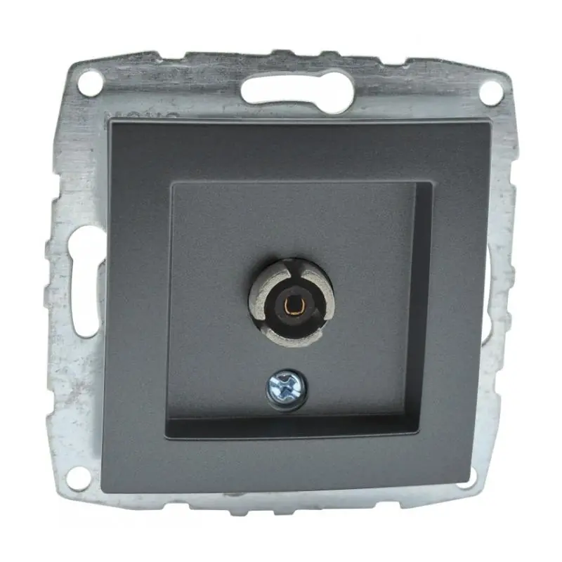 Vito MN-500-002405-138 DESPINA Механизъм TV - крайна Антрацит (8dB-12dB-18dB-20dB)