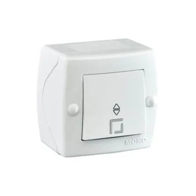 Vito MN-104-010101-109 MONO OCTANS Ключ девиаторен сх.6 Открит монтаж Бял