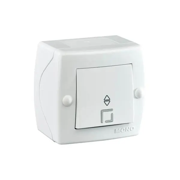 Vito MN-104-010101-109 MONO OCTANS Ключ девиаторен сх.6 Открит монтаж Бял