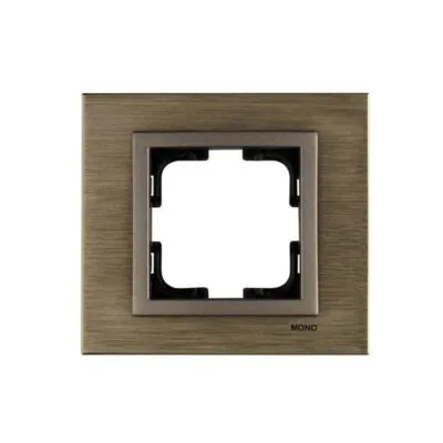 Vito MN-107-810000-160 MONO Style Aluminium Единична рамка Бронз