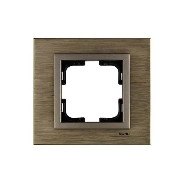 Vito MN-107-810000-160 MONO Style Aluminium Единична рамка Бронз