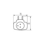 Kanlux 2181 Разклонители, контакти, щепсели ZARK ZARK KRW-3