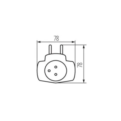 Kanlux 2181 Разклонители, контакти, щепсели ZARK ZARK KRW-3