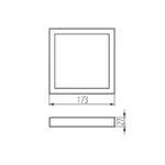 Kanlux 31086 Аксесоари за осветително тяло от типа downlight SP FRAME N SP FRAME N 12W-S