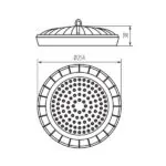 Kanlux 31405 LED осветително тяло high bay HB UFO LED HB UFO LED 100W-NW