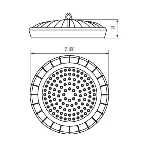 Kanlux 31406 LED осветително тяло high bay HB UFO LED HB UFO LED 150W-NW