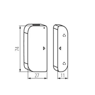 Kanlux 34942 Czujnik otwarcia KANLUX SMART S SENSOR ON/OFF INT