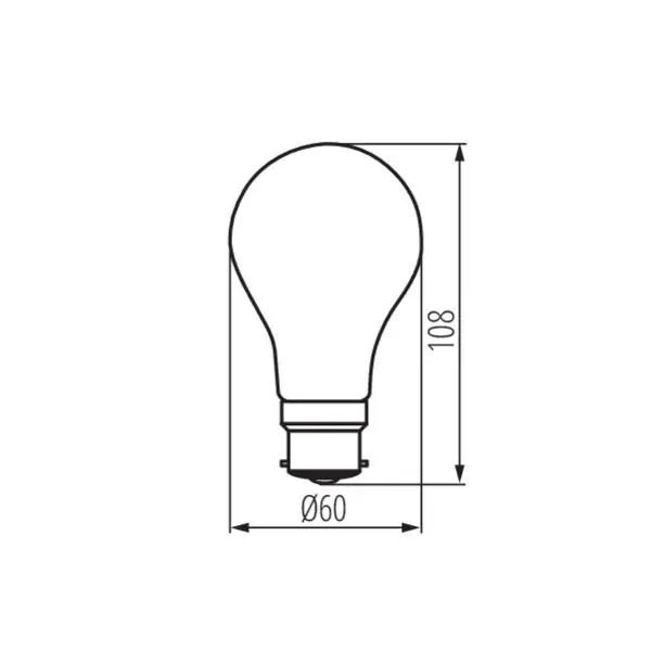 Kanlux 37244 LED Лампа източник на светлина XLEDIM A60 B22 XLEDIM A60 B22 12W-CW