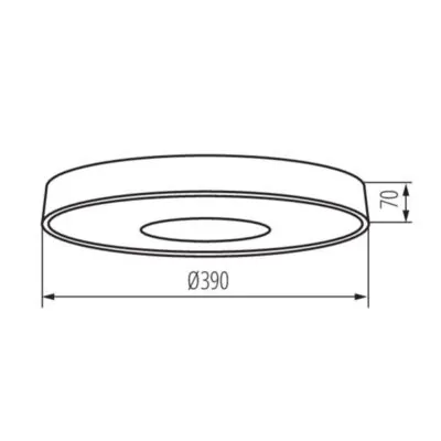 Kanlux 37326 LED плафониера VAND LED VAND LED 17,5W NW W