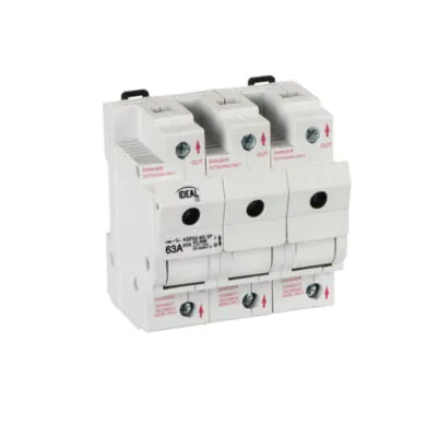 Kanlux 23343 Прекъсвач със стопяеми вложки за шина TH35, D02 KSF KSF02-63-3P