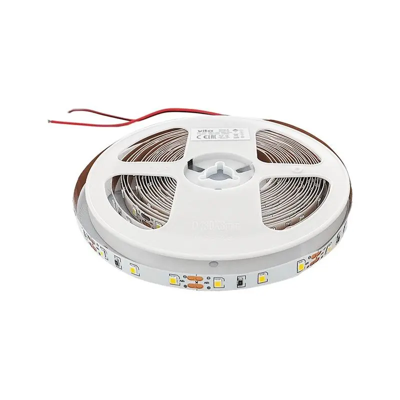 Vito 5540810 LED Лента Strip+ 24V, 60x2835, 3.6W, 3M лепяща лента, 8mm, IP20, 5m ролка, 4000K (неутрална светлина)