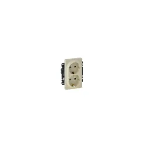 Legrand 3414970510167 ДВОЕН КЛЮЧ ШУКО С ДЕТСКА ЗАЩИТА VALENA LIFE КРЕМ