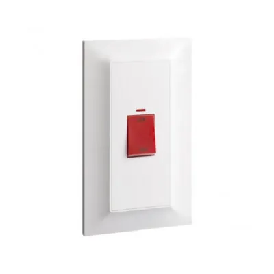 Legrand 3414971685666 ДВОЕН БОЙЛЕРЕН КЛЮЧ 45А BELANKO БЯЛ