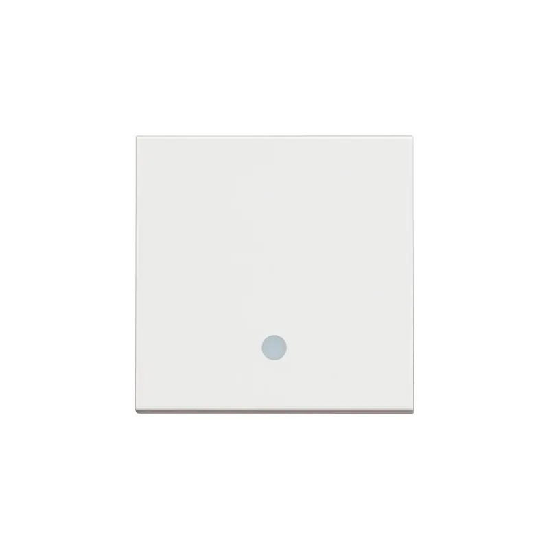 BTicino 8005543632970 ДВУМОДУЛЕН БУТОН С LED ИНДИКАТОР CLASSIA БЯЛ