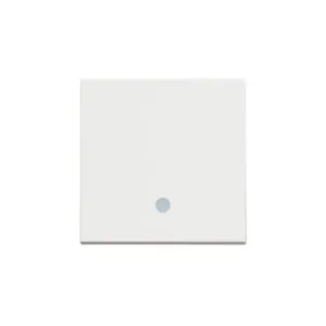 BTicino 8005543633052 ДВУМОДУЛЕН КРЪСТАТ КЛЮЧ С LED ИНДИКАЦИЯ CLASSIA БЯЛ