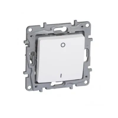 Legrand 3414970682284 ДВУПОЛЮСЕН КЛЮЧ 10А NILOE БЯЛ