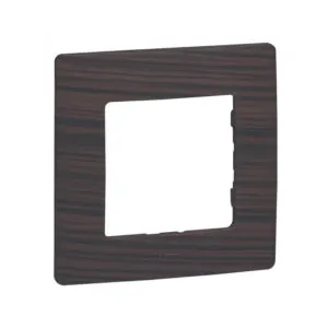 Legrand 3414970304537 ЕДИНИЧНА РАМКА NILOE ТЪМНО ДЪРВО