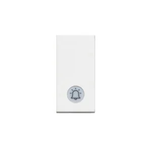 BTicino 8005543633298 ЕДНОМОДУЛЕН БУТОН С LED ИНДИКАТОР CLASSIA БЯЛ