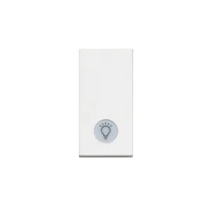 BTicino 8005543633335 ЕДНОМОДУЛЕН БУТОН С LED ИНДИКАТОРНА ЛАМПА CLASSIA БЯЛ