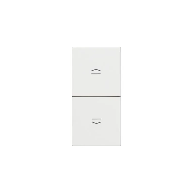 BTicino 8005543633212 ЕДНОМОДУЛЕН БУТОН ЗА ЩОРИ CLASSIA БЯЛ