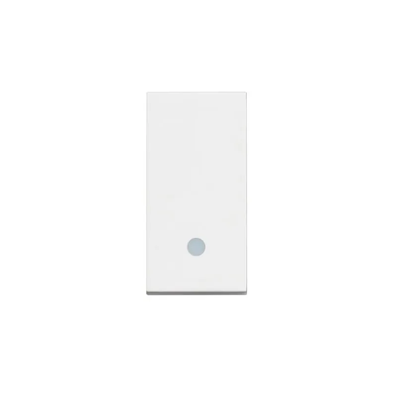 BTicino 8005543632093 ЕДНОМОДУЛЕН ДЕВИАТОРЕН КЛЮЧ С LED ИНДИКАТОР CLASSIA БЯЛ