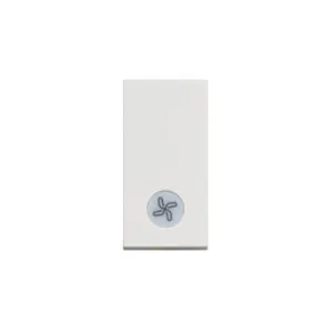 BTicino 8005543633618 ЕДНОМОДУЛЕН КЛЮЧ 10А С LED ИНДИКАЦИЯ CLASSIA БЯЛ