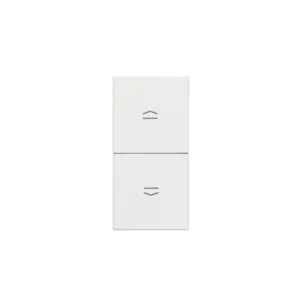 BTicino 8005543633397 ЕДНОМОДУЛЕН КЛЮЧ ЗА ЩОРИ CLASSIA БЯЛ