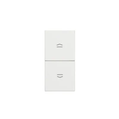 BTicino 8005543633397 ЕДНОМОДУЛЕН КЛЮЧ ЗА ЩОРИ CLASSIA БЯЛ