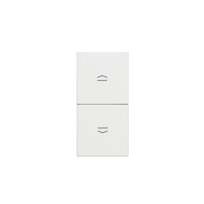 BTicino 8005543633397 ЕДНОМОДУЛЕН КЛЮЧ ЗА ЩОРИ CLASSIA БЯЛ