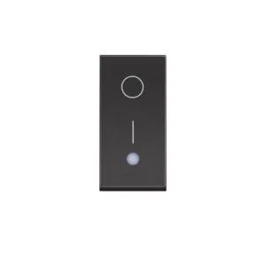 BTicino 8005543633151 ЕДНОПОСОЧЕН ДВУПОЛЮСЕН КЛЮЧ 1 МОДУЛЕН 16А С LED ИНДИКАЦИЯ CLASSIA ЧЕРЕН