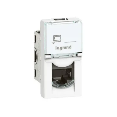 Legrand 3245060765620 ИНТ. РОЗЕТКА RJ-45 1 МОД. MOSAIC БЯЛ