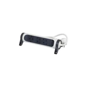 Legrand 3414971945043 РАЗКЛОНИТЕЛ 3х ШУКО ВЪРТЯЩ СЕ С КАБЕЛ 5м БЯЛ/СИВ