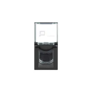 BTicino 8005543634547 РОЗЕТКА RJ45 UTP CAT 5E 1 МОДУЛЕН CLASSIA ЧЕРЕН