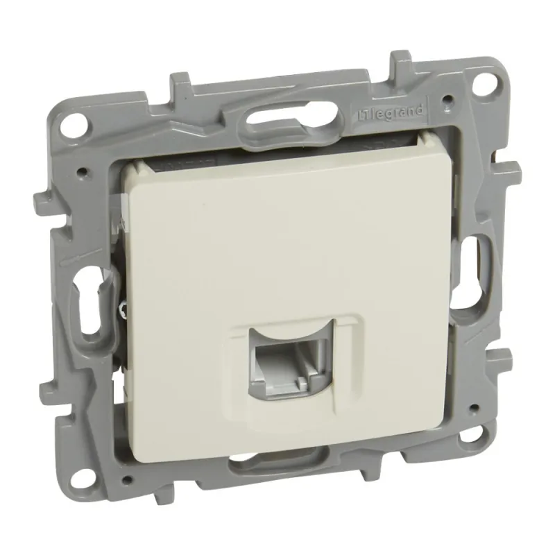 Legrand 3414970684462 ТЕЛЕФОННА РОЗЕТКА RJ11 NILOE КРЕМ