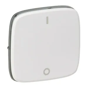 Legrand 3414970482471 ЛИЦЕВ ПАНЕЛ ЗА ДВУПОЛЮСЕН КЛЮЧ VALENA ALLURE БЯЛ