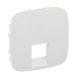 Legrand 3414970484673 ЛИЦЕВ ПАНЕЛ ЗА RJ45/11 РОЗЕТКА С ЕДИН ИЗВОД VALENA ALLURE БЯЛ