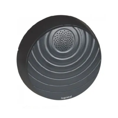 Legrand 3414971067219 БЕЗЖИЧЕН ЗВЪНЕЦ НА БАТЕРИИ 3хАА ОБХВАТ 100М АНТРАЦИД