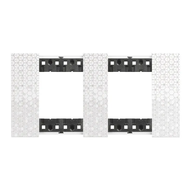 BTicino 8005543654491 ДВОЙНА РАМКА LN KA4802M2MW LIVING NOW ПИКСЕЛ