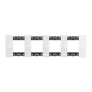 BTicino 8005543654514 ЧЕТВОРНА РАМКА LN KA4802M4MW LIVING NOW ПИКСЕЛ