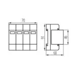 Kanlux 23133 Защита от утечка на електрически ток KSD KSD-T2 275/160 3P+N
