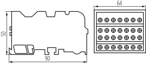 Kanlux 23334 Разпределителен блок KTB KTB-125-7-M