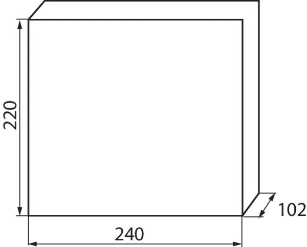 Kanlux 23617 Разпределително табло от серия KDB KDB KDB-F08T