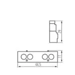 Kanlux 24080 Помощен контакт 1затв. 1отв., страничен за KMP KMP-FAX11 KMP-FAX11